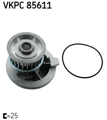 Водна помпа, охлаждане на двигателя SKF